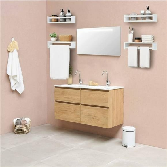 3 Pack Nursery Book Shelves White 16.5 " Shelf Organizer for Home Décor (White) - Picture 7 of 7